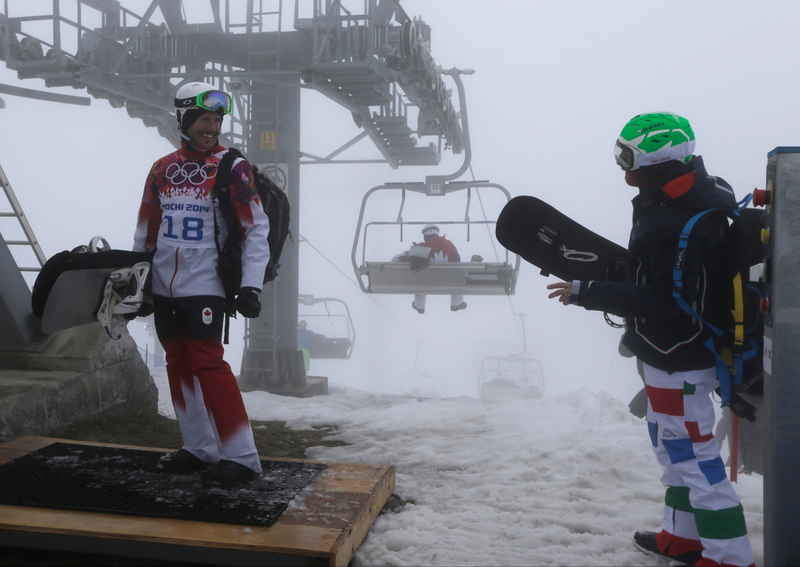Illustration for article titled Sochi Organizers Attempt To Clear Fog With Giant Fans